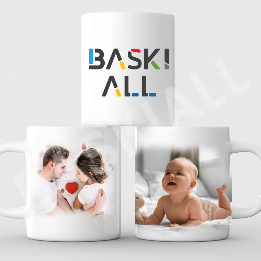 Kupa Baskı / Beyaz