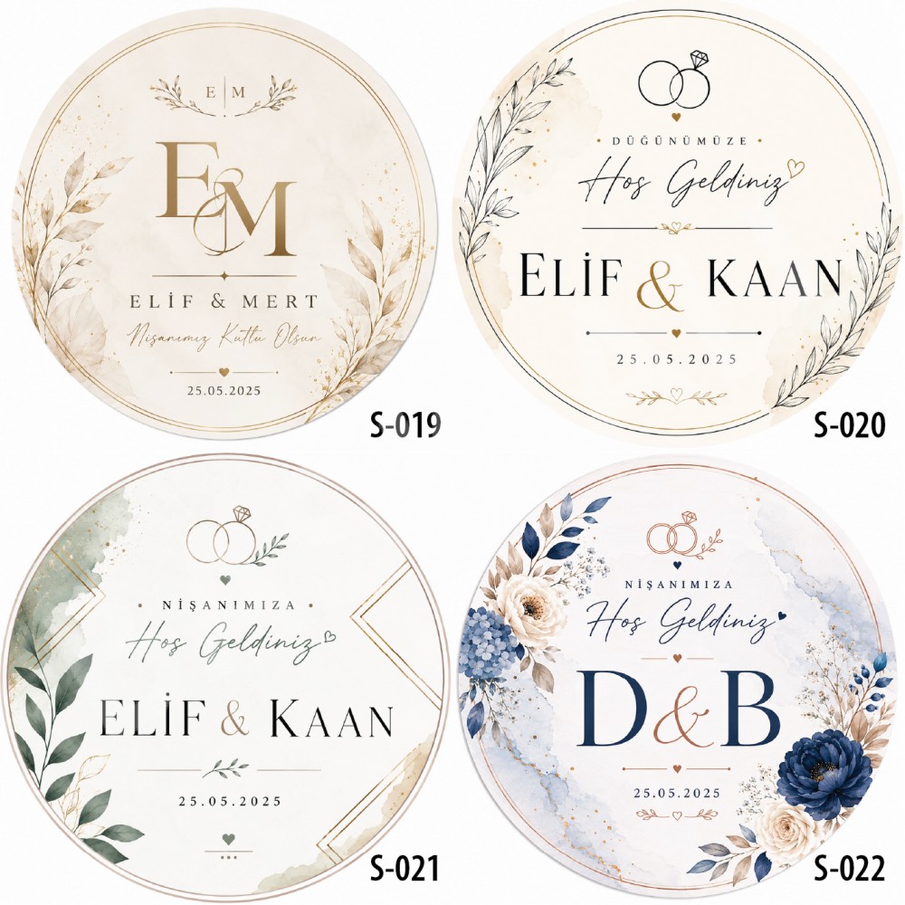 Etiket • Sticker (Şaffaf/Kuşe)