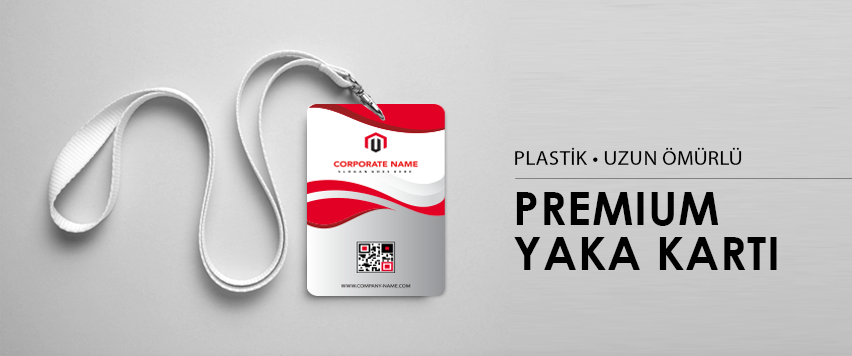 Yaka Kartı / Premium / 9*13 cm / Plastik
