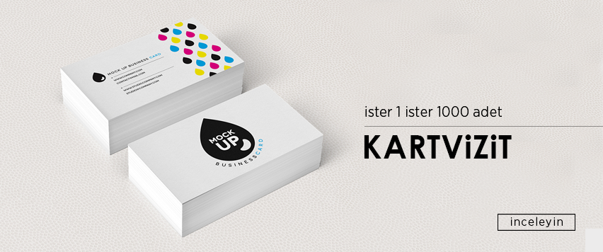 Kartvizit / 350 gr. Kuşe/1000 adet
