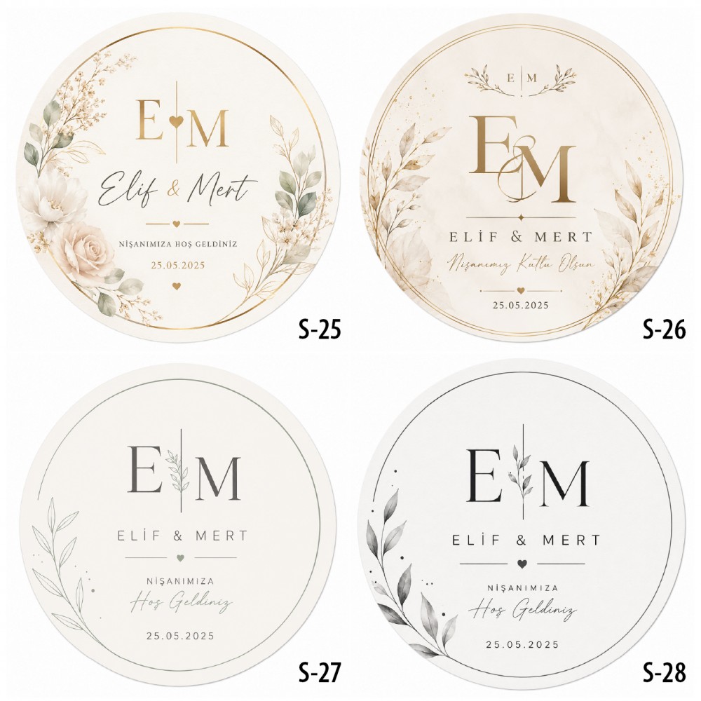 Etiket • Sticker (Şaffaf/Kuşe)