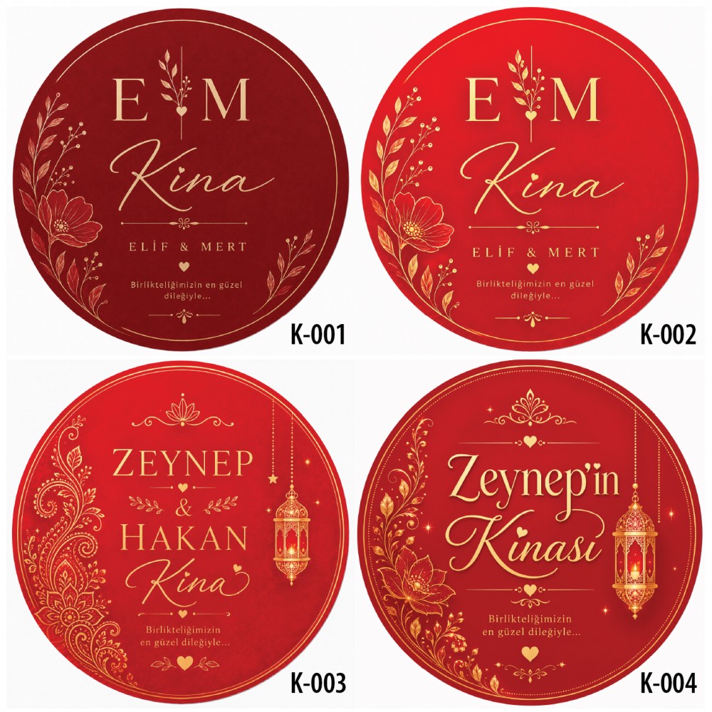Etiket • Sticker (Şaffaf/Kuşe)
